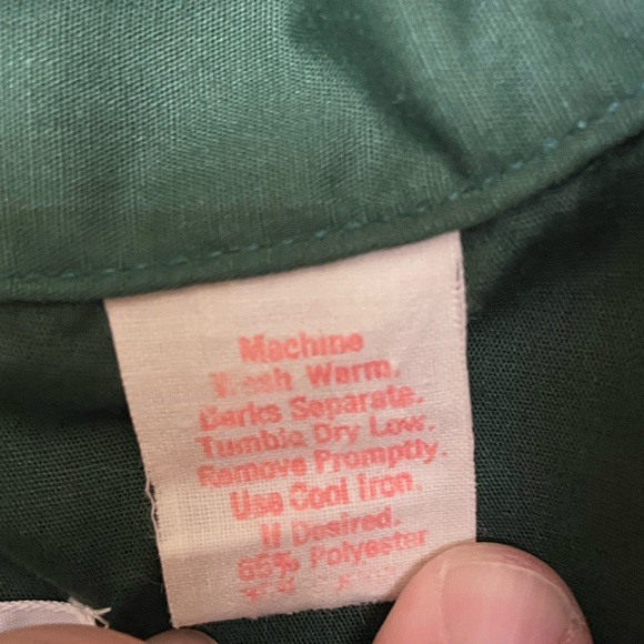 Vintage Green Tem Tex Western Cowgirl Button Down Rodeo Shirt RARE Women’s M - Picture 6 of 6